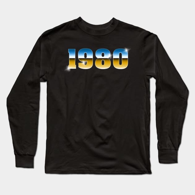 1980 Long Sleeve T-Shirt by RickTurner